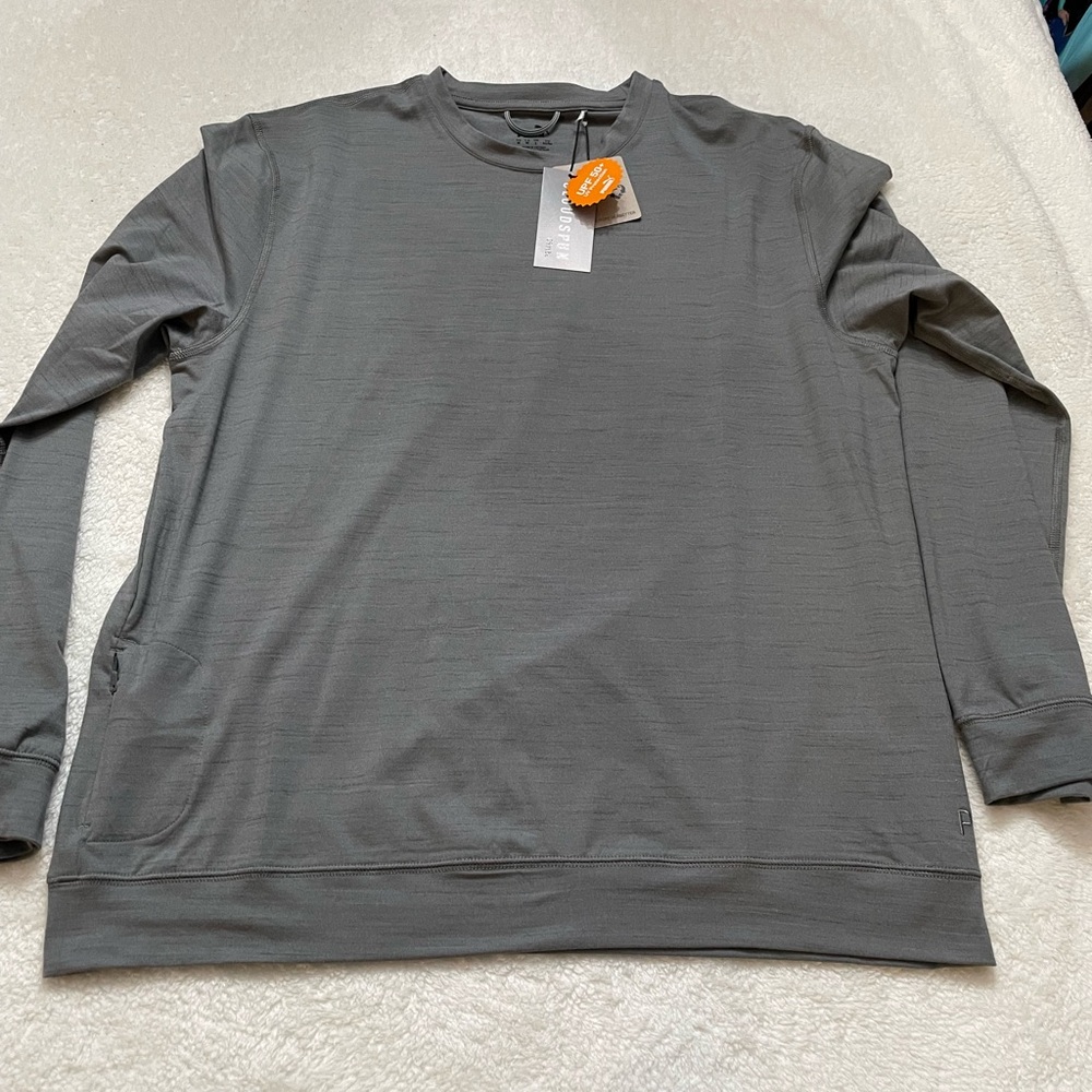 Men’s Puma Gray Long Sleeve Tee